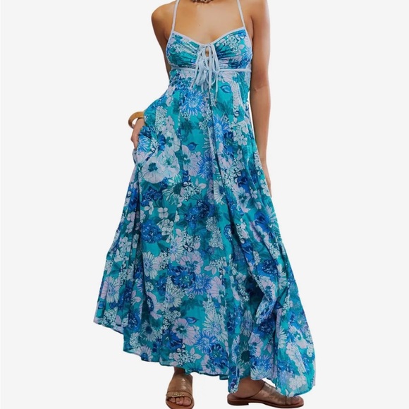 Free People Dream Weaver Maxi dress Medium - Picture 1 of 2